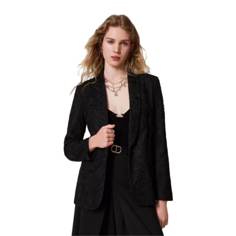 CHAQUETA TWINSET NEGRO